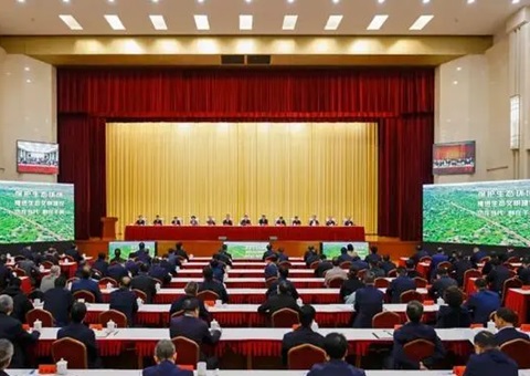 甘肃省生态环境；ご蠡嵴倏 胡昌升出席会议并讲话