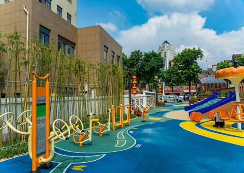 “口袋公园” 装满民生幸福 截至六月底，沉庆“口袋公园”今年开工八十八个、建成六十四个